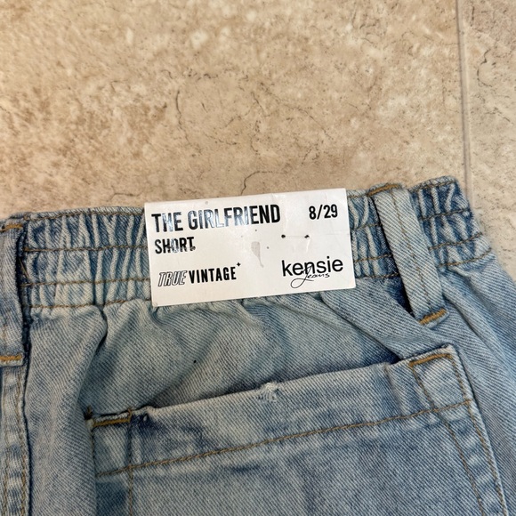Kensie Jeans True Vintage Women’s The Girlfriend Denim Shorts Size 8/29 New - Picture 9 of 9